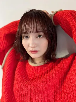 ミディアム カラー ヘアアレンジ ☀️Luana☀️ 公式/大通のヘアスタイル