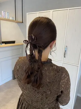 ヘアアレンジ ELLE&SALLY 石野のヘアスタイル