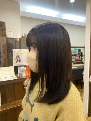 ミディアム カラー うる艶カラー 🌼aokiのヘアスタイル