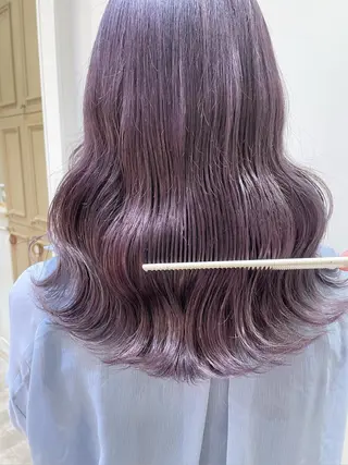 ミディアム カラー エクステ/ハイトーン 🐏☁️miminaのヘアスタイル