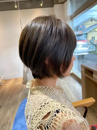 ショート 岐阜茜部/髪質改善 平田ヒデカズのヘアスタイル