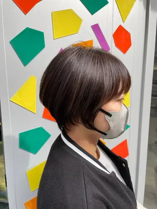 ショート ショート 嶋津祥希のヘアスタイル