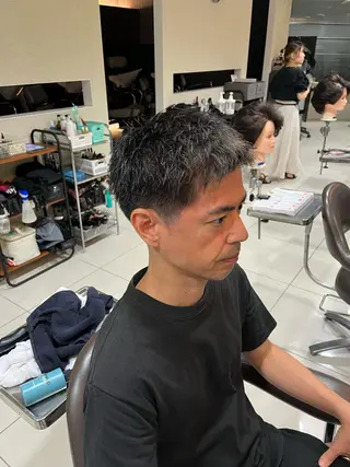 メンズ 🪽髪質改善ストレー ト🤍美羽🤍のヘアスタイル