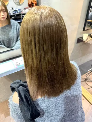 ミディアム カラー La fith hair charme 渋谷店【ラフィス ヘアー シャルム】所属・ボブ/縮毛/ブリーチ KURUMI💛のヘアスタイル