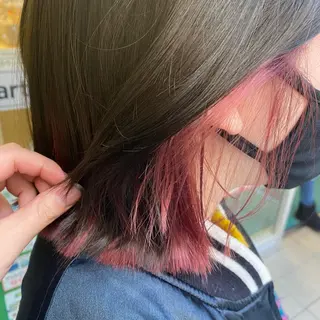 ミディアム しもかわ かほのヘアスタイル