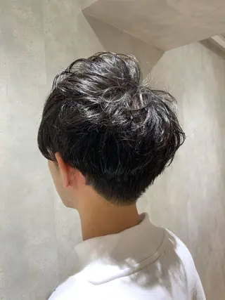 ショート パーマ エンドウ ミノリ🤎 /半個室/レイヤーのヘアスタイル