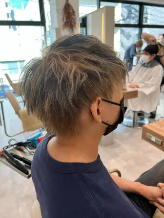 カラー メンズ 一ノ瀬 蘭のヘアスタイル