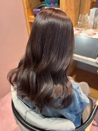 セミロング merc. 岡村優のヘアスタイル