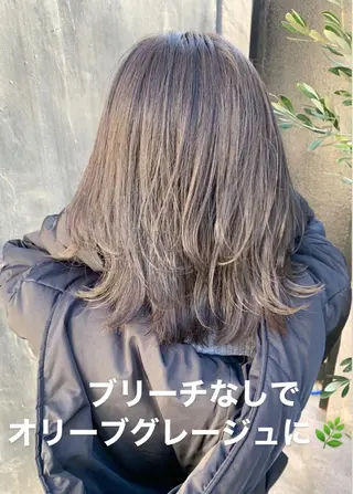 ミディアム カラー 大人かわいい💍🤍 ボブ/ショートボブのヘアスタイル