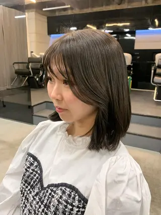 ショート カラー 女性らしいモテヘア 韓国ヘアhikariのヘアスタイル