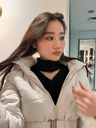 ロング フクシマ ココのヘアスタイル