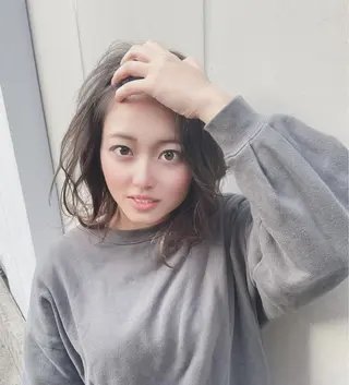 ミディアム カラー TOWA 野村　コウダイのヘアスタイル