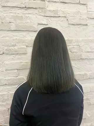 ミディアム ルプラボウ／艶カラー ／髪質改善／アサミのヘアスタイル