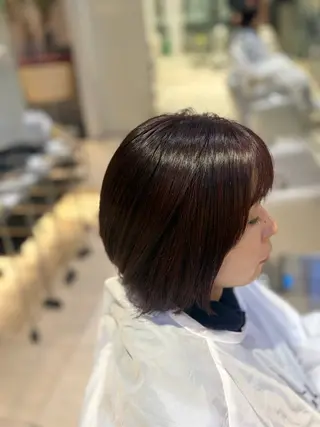 ショート JEAN CLAUDE BIGUINE 横浜ベイクォーター店所属・Koharu 髪質改善カラーのヘアスタイル