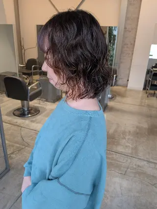 ミディアム 田中 亜沙美のヘアスタイル