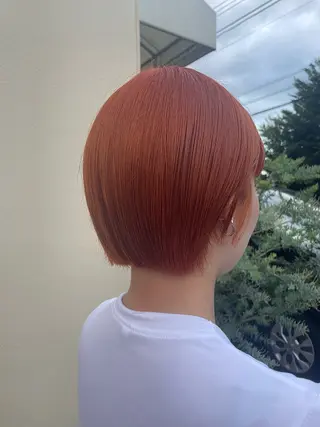 ショート hair bulb所属・三國 栞音のヘアスタイル