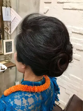 セミロング まつパ・ヘアセット ♡Chinami♡のマツエク・マツパデザイン