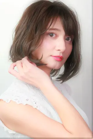 ミディアム 山村 伸一のヘアスタイル