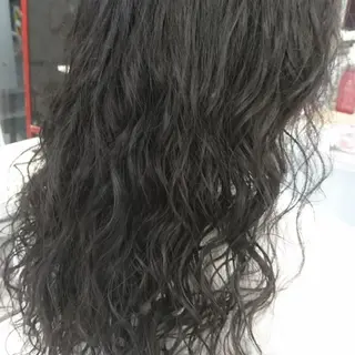 ロング パーマ 仲村 友孝のヘアスタイル