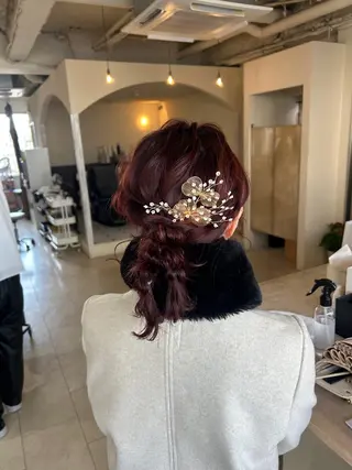 ミディアム Maho/海外 レイヤー/ハイトーンのヘアスタイル