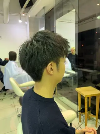 ショート メンズ ma'amZee(マアムジー)明大前所属・やまもと なつみのヘアスタイル