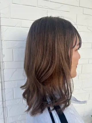 セミロング Suah カクイニチカ🪄🤍のヘアスタイル