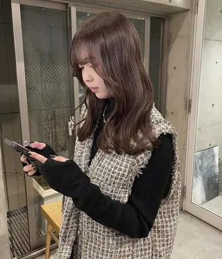 ロング 🎀韓国/艶髪/暗髪 🎀 柚月🫧立川駅のヘアスタイル