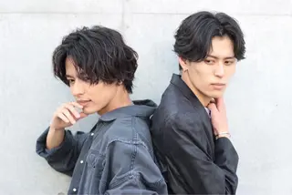 ミディアム カラー パーマ メンズ 🔥メンズ特化🔥 藍斗のヘアスタイル