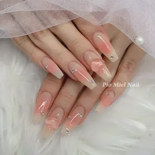 ネイル HANA 長さだしのネイルデザイン