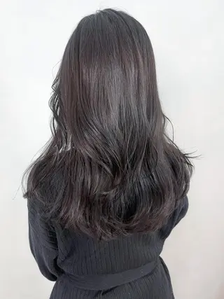 セミロング カラー ITbyALBUM 八王子店のヘアスタイル