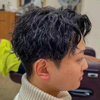パーマ メンズ メンズパーマ 赤司 泰樹のヘアスタイル