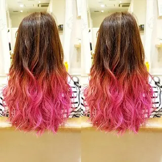 カラー ロング grow上野御徒町【グロウ】所属・ブリーチ・ハイトーン 特化🎉内山のヘアスタイル