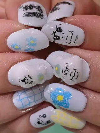 ネイル 3dパーツ/流行り 👧shushu❤️のネイルデザイン