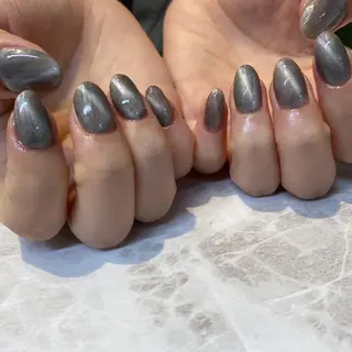 ショート パンチャパンチャ ネイルサロンのネイルデザイン