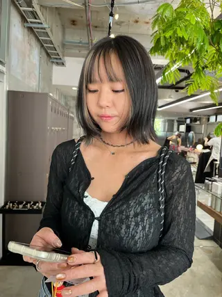 ミディアム カラー 小木曽智美 /ボブ/ショートのヘアスタイル