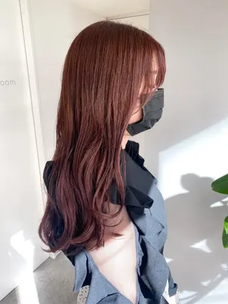 セミロング カラー ヘアアレンジ ボブ /ニュアンス/ satomi🧸💖のヘアスタイル