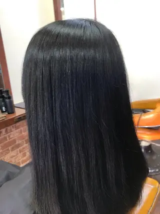 セミロング カラー 桧山 真のヘアスタイル