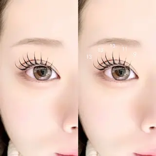 マツエク・マツパ chisato 【nuit.】のマツエク・マツパデザイン