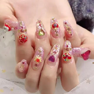 カラー ネイル Q Free nailsのネイルデザイン
