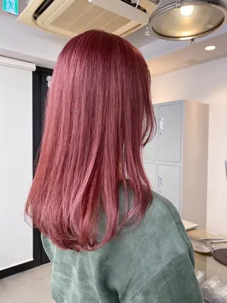 ロング カラー ヘアアレンジ flamme Annaのヘアスタイル