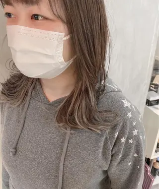ミディアム カラー ヘアアレンジ stylist/蛯谷 珠里のヘアスタイル