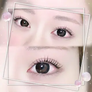 マツエク・マツパ 大阪梅田 SAKI 韓国風束感まつ毛のマツエク・マツパデザイン