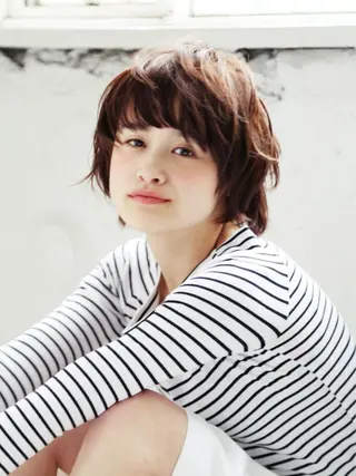 ショート カラー アンブレラカラー💫 フェイスフレーミングのヘアスタイル