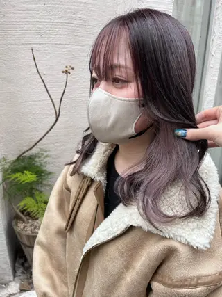 セミロング uros.所属・メンズパーマ/ エクステ🌞セナのヘアスタイル