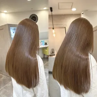 ロング パーマ Bonheur  KAWANISHI所属・ノンダメージ 🥑mikubanのヘアスタイル