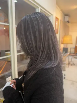 セミロング ank classic hair【アンククラシックヘアー】所属・バレ、ハイライト モデル募集　齋藤祐哉のヘアスタイル