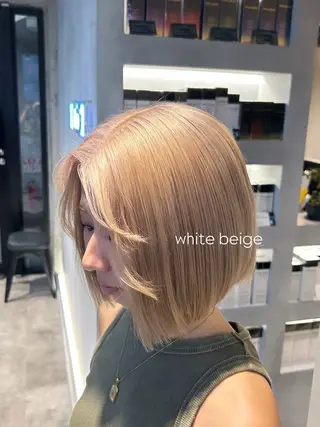 ショート カラー 茅ヶ崎/ハイトーン/ Ramuのヘアスタイル