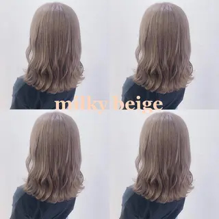 セミロング 透明感カラー💖 Stylist佐藤澪のマツエク・マツパデザイン