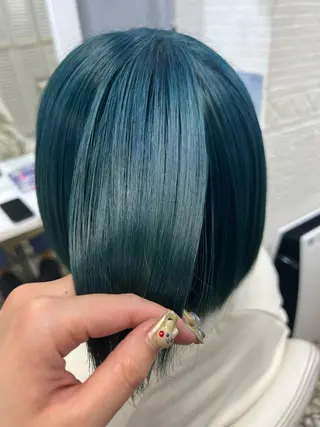 ミディアム カラー アンククロス青山店所属・ANKHCROSS りりあのヘアスタイル