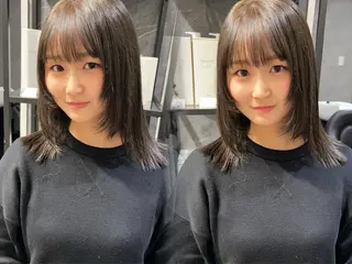 ミディアム カラー ayaka🫧 梅田ダブルカラーのヘアスタイル